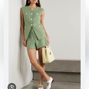 ISO In Search Of …Veronica Beard Tamara Green Tweed Vest in a 00 or 0
